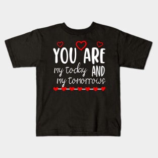 Love you Valentine's day girlfriend, wife gift idea Kids T-Shirt